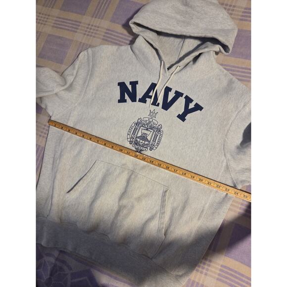 Champion Reverse Weave US Navy Issued United States Naval Hoodie Sweatshirt VTG - Picture 4 of 13